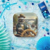 Kapitein Sloth Riverboat Papieren Bordje (Feest)
