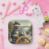 Kapitein Sloth Riverboat Papieren Bordje (Feest)