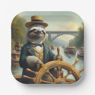 Kapitein Sloth Riverboat Papieren Bordje