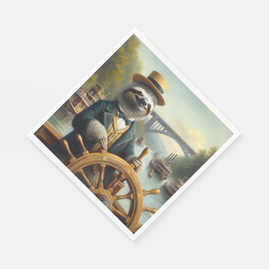 Kapitein Sloth Riverboat Servet (Hoek)