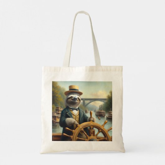 Kapitein Sloth Riverboat Tote Bag (Achterkant)