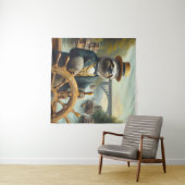 Kapitein Sloth Riverboat Wandkleed (In Situ (horizontaal))