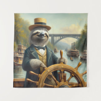 Kapitein Sloth Riverboat Wandkleed