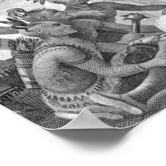 Kapitein Smith gered door Pocahontas Poster (Hoek)