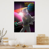 Kapitein Spaceman Poster (Keuken)