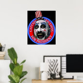 Kapitein Spaulding voor President Sid Haig Poster (Thuiskantoor)
