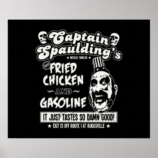 Kapitein Spaulding's Poster (Voorkant)