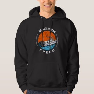 Kapitein Speedboot Racing Boat Motorboot Hoodie