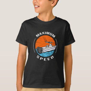 Kapitein Speedboot Racing Boat Motorboot T-shirt
