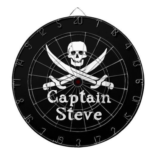 Kapitein Steve Dartbord (Voorkant)
