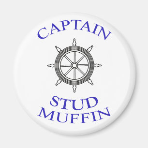 Kapitein Stud Muffin Magneet
