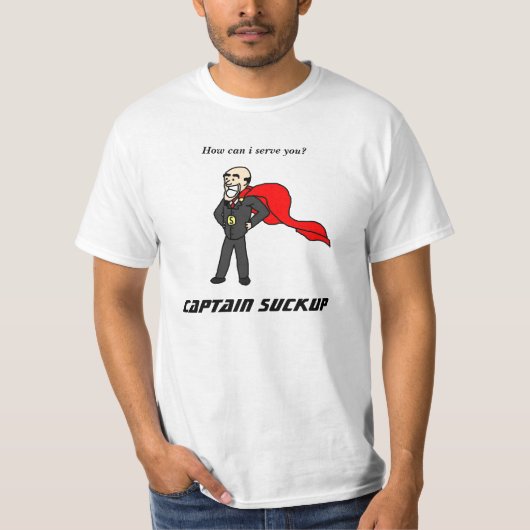 Kapitein Suckup, officieel T shirt (Voorkant)