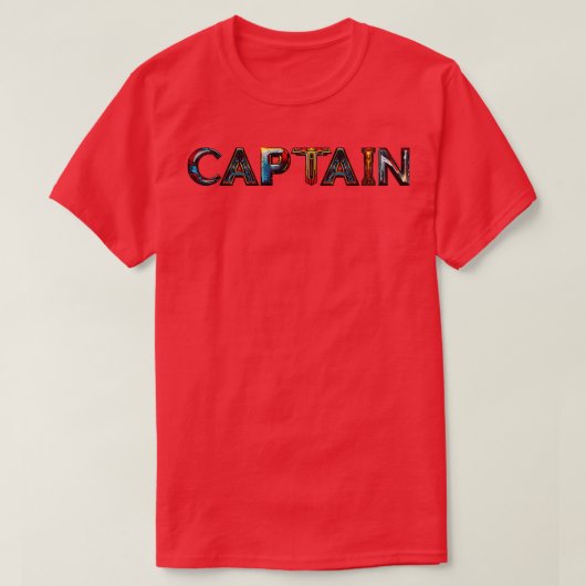 Kapitein T-shirt (Design voorkant)