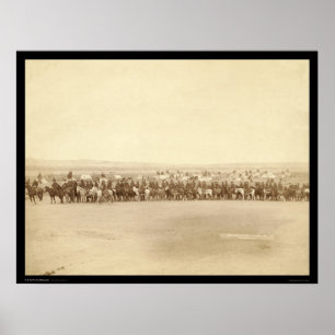 Kapitein Taylor en 70 Indische Scouts SD 1891 Poster