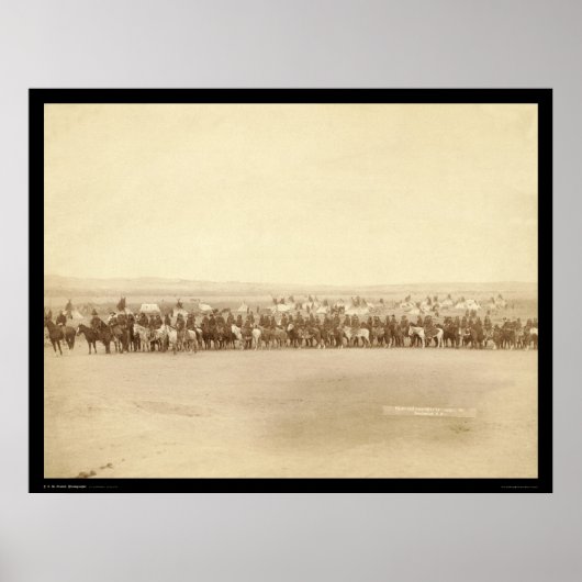 Kapitein Taylor en 70 Indische Scouts SD 1891 Poster (Voorkant)