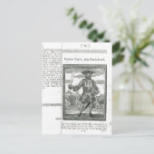 Kapitein Teach, Alias Black Beard Briefkaart (Staand voorkant)
