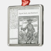 Kapitein Teach, Alias Black Beard Metalen Ornament (Links)