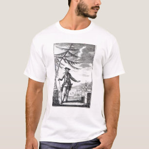 Kapitein Teach, gewoonlijk Blackbeard genoemd T-shirt