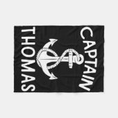 Kapitein Thomas Anker Jacht Zeilboot Schip Boot Fleece Deken (Voorkant (Horizontaal))