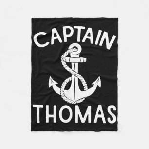 Kapitein Thomas Anker Jacht Zeilboot Schip Boot  Fleece Deken