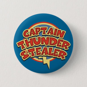 Kapitein Thunderstealer Ronde Button 5,7 Cm