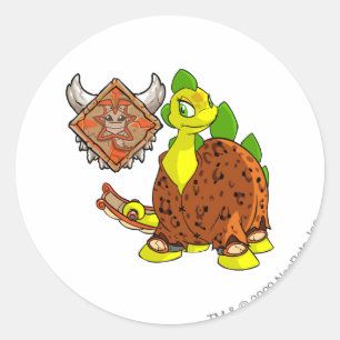 Kapitein Tirannia 1 Ronde Sticker