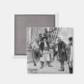 Kapitein Tongrelow nam de grootste, illustratie Magneet (Voorkant / Achterkant)