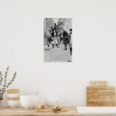 Kapitein Tongrelow nam de grootste, illustratie Poster (Keuken)