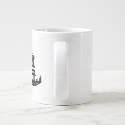 Kapitein Towboot Grote Koffiekop (Achterkant)