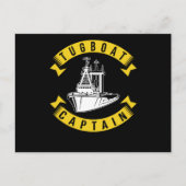 Kapitein Tug Boat Briefkaart (Voorkant)