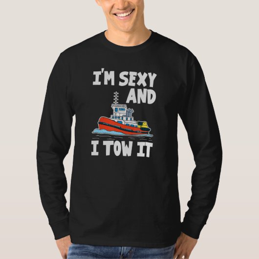 Kapitein Tugboot Skipper Tug Boat Towboat Operator T-shirt (Voorkant)