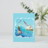 Kapitein Turtle Briefkaart (Staand voorkant)