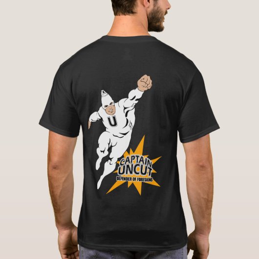 Kapitein Uncut (achter) T-shirt (Achterkant)