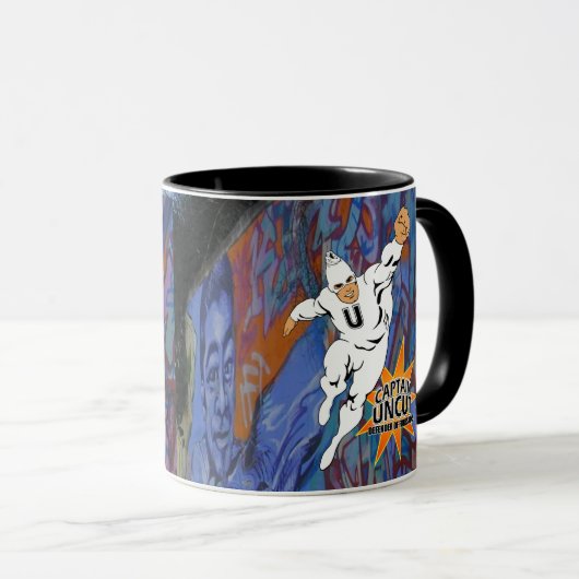 Kapitein Uncut (Graffiti) mok (Voorkant rechts)