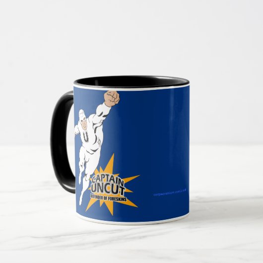 Kapitein Uncut mok (Voorkant links)