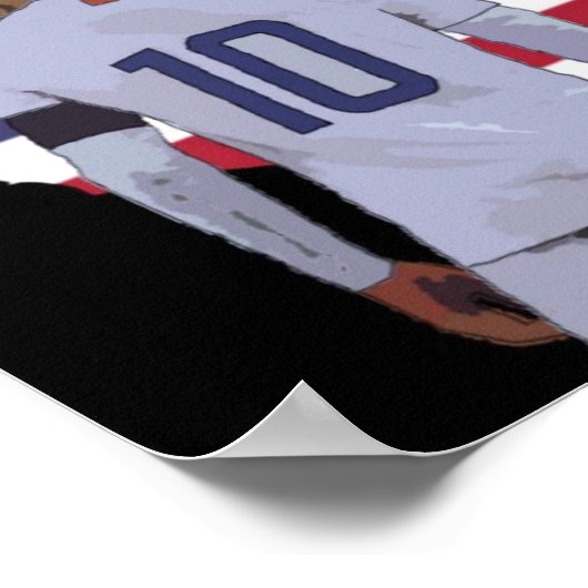 Kapitein USA Poster (Hoek)