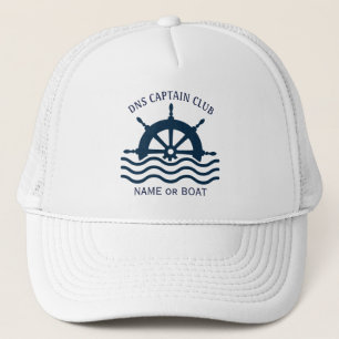 Kapitein Uw Bootnaam  Trucker Pet