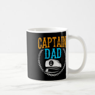 Kapitein Vader Schip Boot Zeilen Jacht Vader Papa  Koffiemok