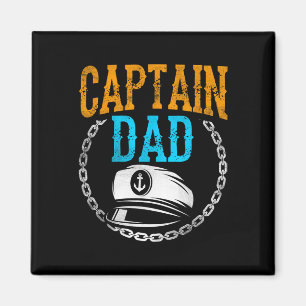 Kapitein Vader Schip Boot Zeilen Jacht Vader Papa Magneet