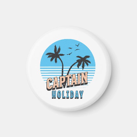 Kapitein Vakantie Magneet (Voorkant)