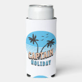 Kapitein Vakantie Seltzer Blikjeskoeler (Seltzer Voorkant)