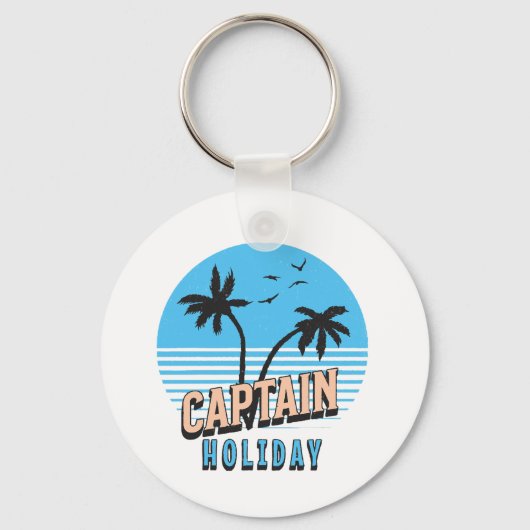 Kapitein Vakantie Sleutelhanger (Voorkant)