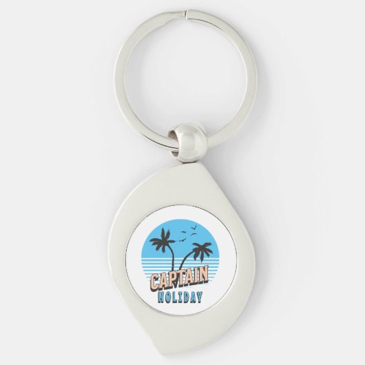 Kapitein Vakantie Sleutelhanger (Voorkant)