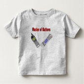 Kapitein van Buttonnen Kinder Shirts (Voorkant)