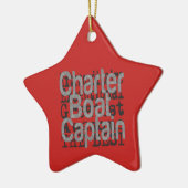 Kapitein van charter Extraordinaire Keramisch Ornament (Links)