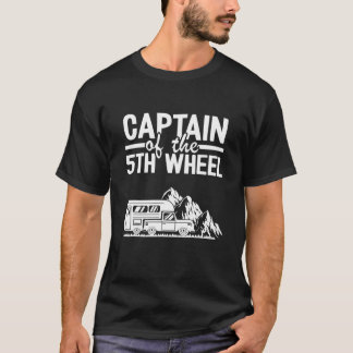Kapitein van de 5e wiel 5e wiel 5e wielmoeras t-shirt
