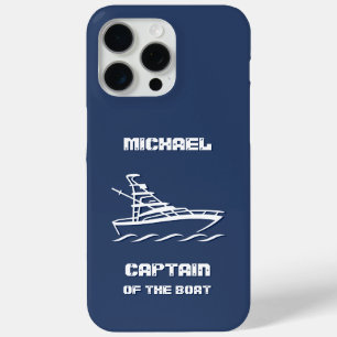 Kapitein van de boot (aanpasbaar) iPhone 15 pro max hoesje