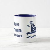 Kapitein van de boot (aanpasbare) Mok (Midden)