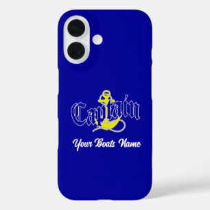 Kapitein van de boot iPhone 16 hoesje