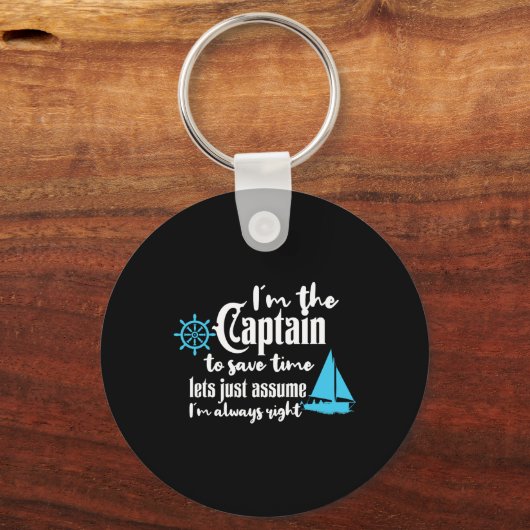 Kapitein van de boot Chaparral Boats Sleutelhanger (Voorkant)